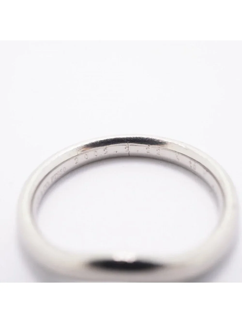 Tiffany & Co Ring T Cube Band Platinum